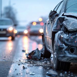 A car that has been in an auto accident