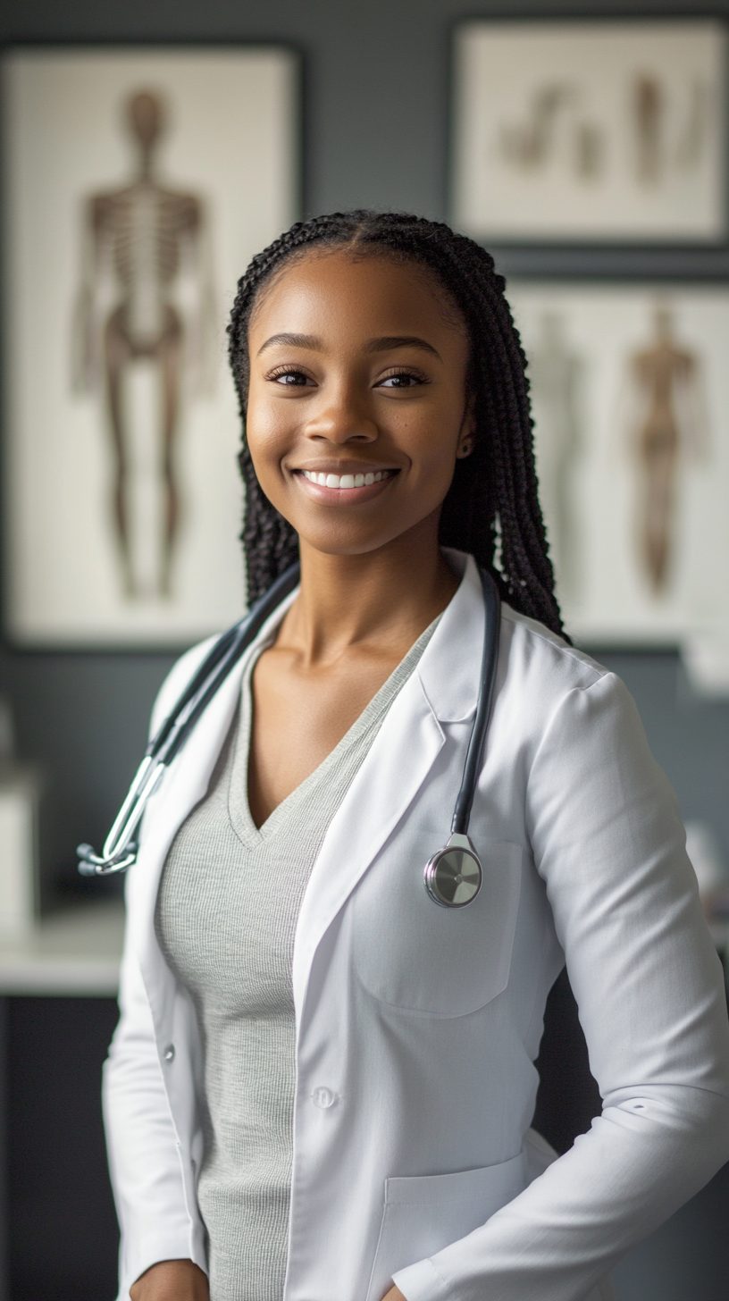 A Nashville Chiropractor posing in a chiropractic clinic